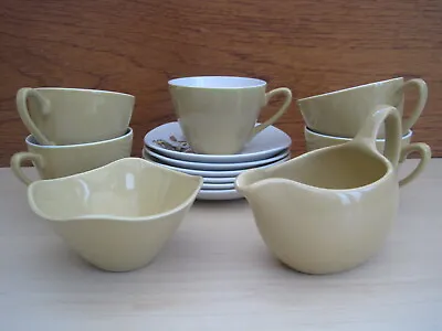 Buy Vintage Midwinter Pottery Stylecraft Rose Pattern Coffee Cups Saucers Jug Bowl • 15£