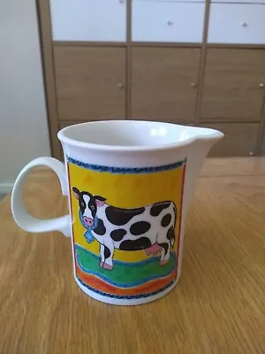 Buy Dunoon 'Farmyard' Designed By Jane Brookshaw Cow Stoneware Milk Jug • 7.49£