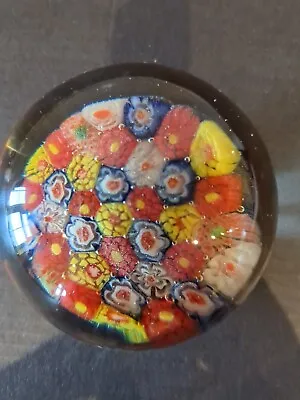 Buy Small Collectable Millefiori Glass Paper Weight • 7.99£