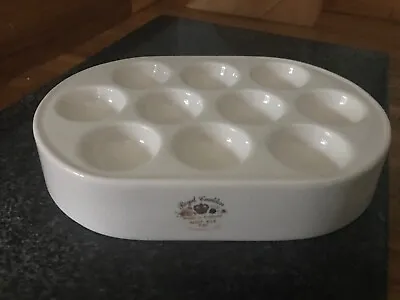Buy Ceramic Egg Holder By Royal Cauldon - Country Lane Pattern - Preowned • 4£