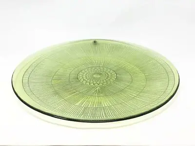 Buy Large Glass Serving Platter Zenda Recycled 45cm Home Décor Food Sharing Plate • 39.99£