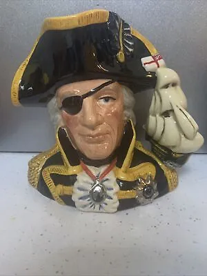 Buy Royal Doulton Large Character Toby Jug Vice-Admiral Lord Nelson D6932 • 69.99£