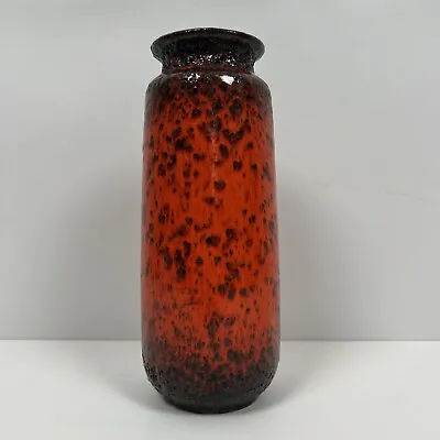 Buy Vintage Mid Century West German Fat Lava Vase  • 14.39£