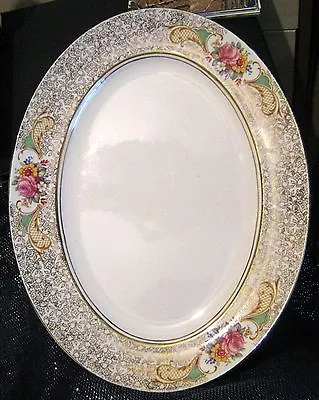 Buy Fabulous Classic Palissy Platter Approx 14ins Long X 11ins Wide Great Item • 14.99£
