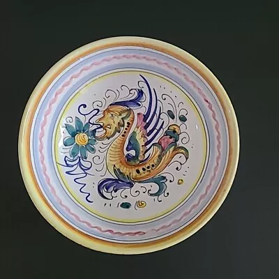 Buy Deruta Italy Hand Painted Pottery Raffaellesco Dragon Bowl Vintage 7  • 28.69£