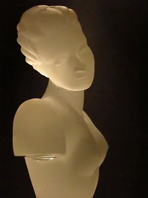 Buy Desna Art Deco Statue Glass Sculpture Crystal Schlevogt Hoffmann Nouveau Czech • 144.07£