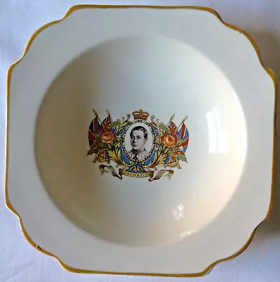 Buy George VI Coronation Bowl - 1937 - Adams Pottery - Excellent Condition - V Rare • 2.99£