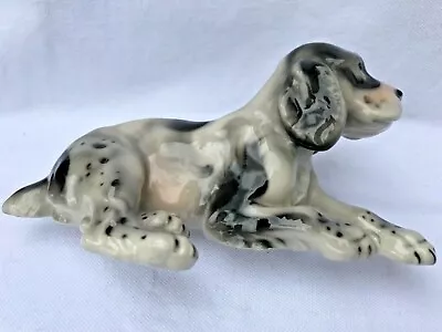 Buy KERAMOS VIENNA / WIEN CERAMIC SPANIEL DOG Sculptor Rudolf Chocholka 1888 - 1958 • 80£