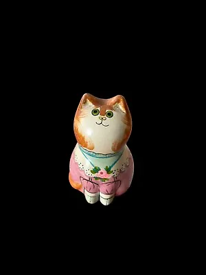 Buy Vintage Joan De Bethel Rye Pottery Small Cat Made In England • 55.98£