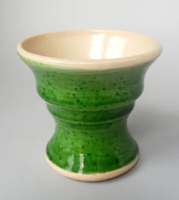 Buy YOUGHAL Irish Studio Pottery Cup/Goblet: Speckled Green: 7.5cm Tall • 4£