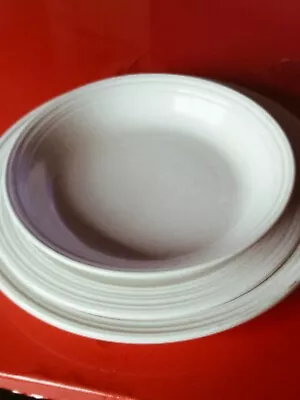 Buy Myott  Ironstone Dinner Ware - Set Of Bowl,  Dinner Plate And Side Plate • 6£
