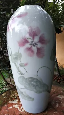 Buy Superb EICHWALD Bohemian Porcelain Vase - Art Nouveau Era - Ht. 44cm • 299.71£