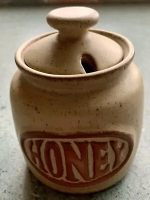 Buy Vintage Tremar Presingoll Pottery Cornwall Lidded Honey Pot • 6.50£