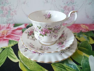 Buy Royal Albert English China Trio Tea Cup Saucer Plate Lavender Rose • 7£