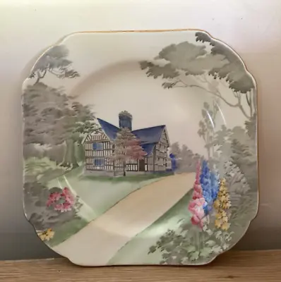 Buy Shelley “ The Old Hall” Plate No. 399 “special Pattern Wares” Rare & Collectable • 58.86£