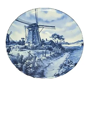 Buy Vintage Blue Delftware Blauw Hand Painted Collectable Plate • 23.65£