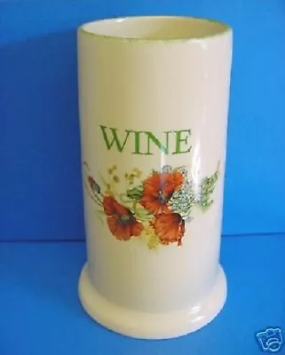 Buy Kernewek Pottery Company Poppy Design Wine Cooler • 24.99£