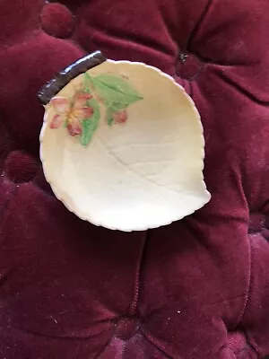 Buy 2 X Carlton Ware Australian Design Leaf Dishes With Apple Blossom Pattern • 5.92£