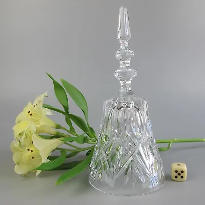 Buy Cut Glass Dinner Bell With A Handle. Vintage Crystal. Top Quality. Large - 7  • 8.99£