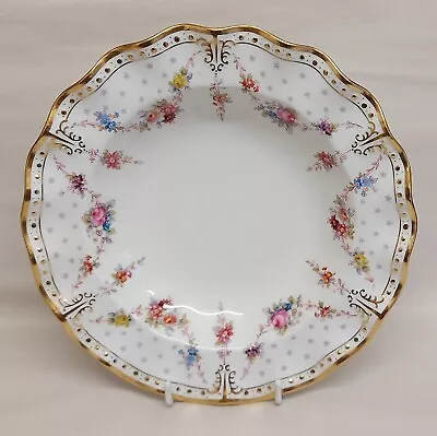 Buy ROYAL CROWN DERBY ROYAL ANTOINETTE SOUP PLATE 22.5 CM WIDE 1st QUALITY. No 3. • 70£