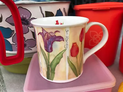 Buy Collectable Dunoon Emma Ball Flowers Tulips Fine Bone China Made In England Mug • 14.99£