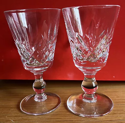 Buy Stuart Crystal Glengarry Sherry Glasses (2) One Is Stamped. Used • 5.50£
