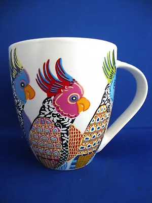 Buy Queens Fine China Paradise Birds Parakeets Oak Mug • 9.95£