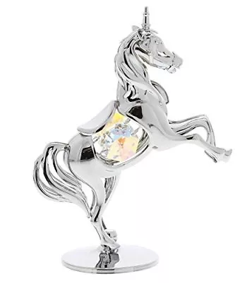 Buy Crystocraft - UNICORN Ornament With Strass Swarovski Crystal Element *NEW* Boxed • 18.49£