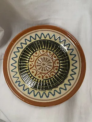 Buy Vintage Spanish Geometric Terracotta Puigdemont 19cm Wall Plate #105 • 50£