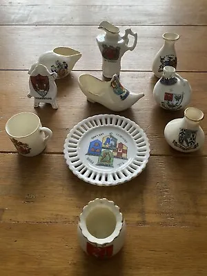Buy Collection Of Unbranded China Crested Ware X10 • 1.99£
