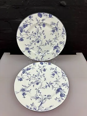 Buy 2 X Wedgwood Blue Plum Dinner Plates 10.75  Wide 6 Sets Available RARE • 49.99£