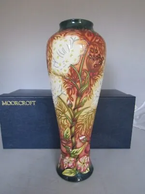 Buy Moorcroft Very Large FENNEL TRIAL Pattern VASE 37.0 Cm Issued 2000 Perfect + BOX • 335£