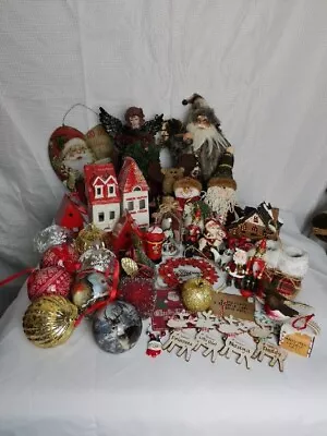 Buy Large Selection Of Christmas Ornaments Job Lot 79 Piece • 30£