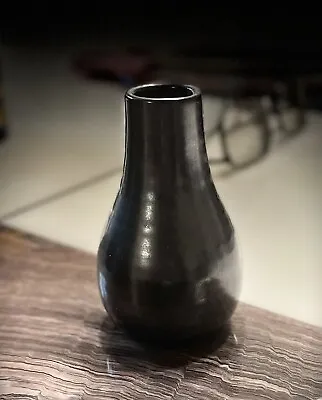 Buy Vtg Benedictine Monks Black Charcoal Pottery 3.25” Vase W/tag Prinknash Eng • 23.59£