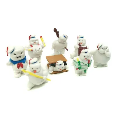 Buy 8Pcs Ghostbusters Afterlife Mini Cute 4cm Figures Puft Marshmallow Man Toys Doll • 10.99£