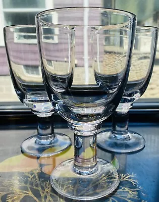 Buy 1980's Dartington Victoria Water Goblet 6.18  England Rare Glass Set Of 3 • 38.42£