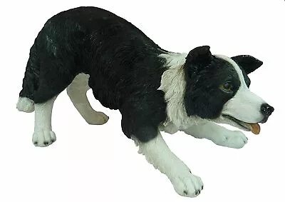 Buy Real Life Medium Sheepdog Garden Ornament (SizeF) • 34.99£