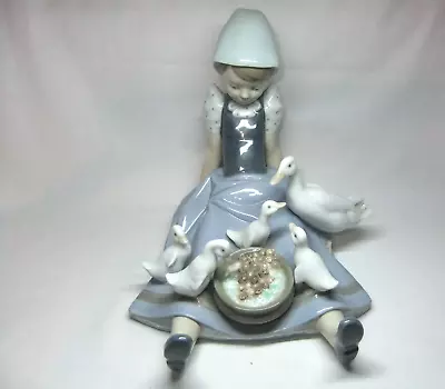 Buy Lladro Figure Spanish Porcelain Vintage Hungry Brood Ducks 5074 Juan Huerta • 69.99£