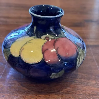 Buy MOORCROFT Antique 1918-1925 Plum Wisteria Vase Hand Painted Made In England • 157£