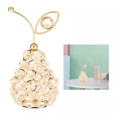 Buy Modern Crystal Fruit Pear Ornaments Rhinestone Figurines For Home Decoration, • 10.37£