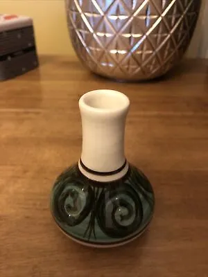 Buy Vintage Jersey Pottery Vase Handpainted Marked CL On Base. • 10£