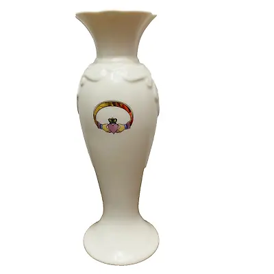 Buy Donegal Parian Irish Claddagh 8  Porcelain Vase - Discontinued • 33.56£