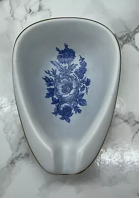 Buy Flora Keramiek Gouda Holland Gilt Edged Blue Rose Small Personal Ashtray #1005 • 12.99£