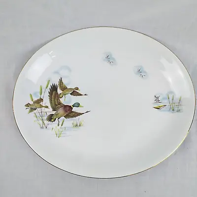 Buy Alfred Meakin Fenland Flying Ducks Serving Plate (H25) • 4.99£