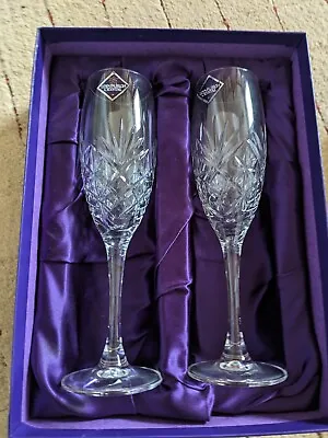Buy Edinburgh Crystal Champagne Flutes • 30£