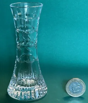 Buy 4”  Cut Glass Bud Vase • 7£