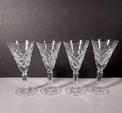 Buy SET OF 4 ~ Signed WATERFORD  Crystal ~ TYRONE ~ Sherry Glasses  5 3/8  • 33.14£