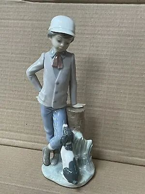 Buy Nao By Lladro Figurine -  Boy With His Dog - Daisa 1983 - Great Condition • 25.95£