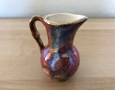 Buy Oldcourt Lustreware Hand Painted English 3  Inch Tall Small Jug • 4.95£
