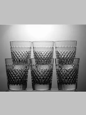 Buy Stuart Crystal  Hardwicke  Cut Glass Set Of 6 Old Fashioned Tumblers 4  - Boxed • 179.99£